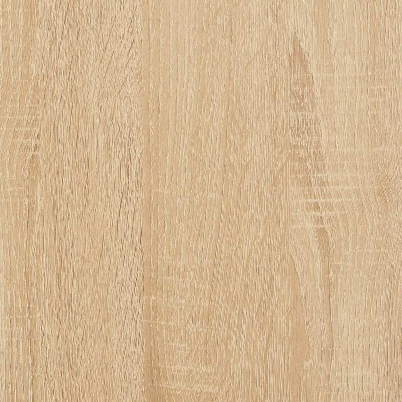 Platenkast 84,5X38X89 Cm Bewerkt Hout Sonoma Eikenkleurig