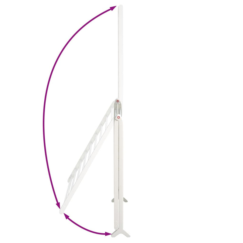 Droogrek Voor Badkuip Uitschuifbaar 53-90 Cm Aluminium