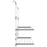 Droogrek Voor Balkon 89X25X(60-95) Cm Aluminium