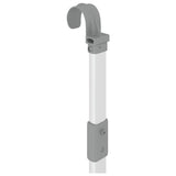Droogrek Voor Balkon 89X25X(60-95) Cm Aluminium