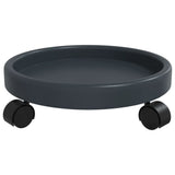 Plantentrolleys 2 St Met Wielen Ø34 Cm 35 Kg Grijs