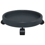 Plantentrolleys 2 St Met Wielen Ø34 Cm 35 Kg Grijs