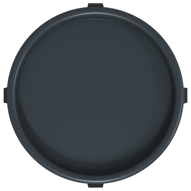 Plantentrolleys 2 St Met Wielen Ø34 Cm 35 Kg Grijs