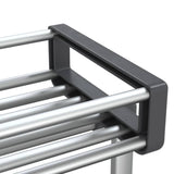 Opbergrekje 59X20X75 Cm Aluminium Grijs