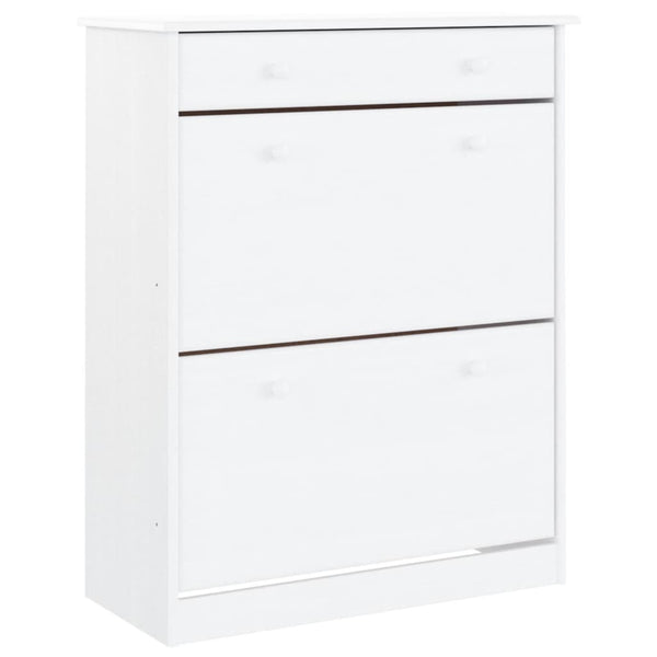 Schoenenkast Alta 77X35X96 Cm Massief Grenenhout