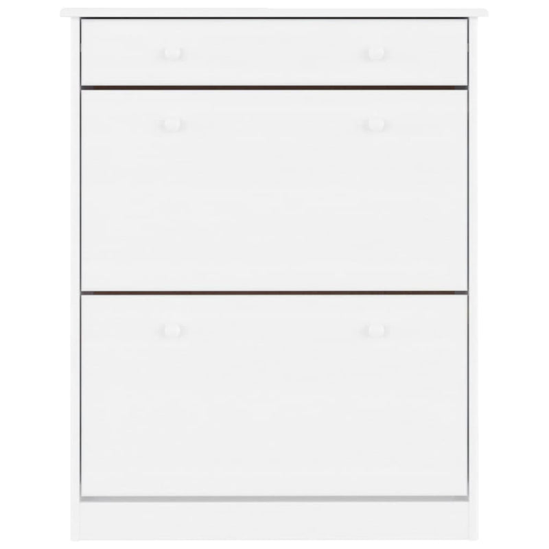 Schoenenkast Alta 77X35X96 Cm Massief Grenenhout