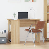 Bureau 100X55X75 Cm Bewerkt Hout Kleurig