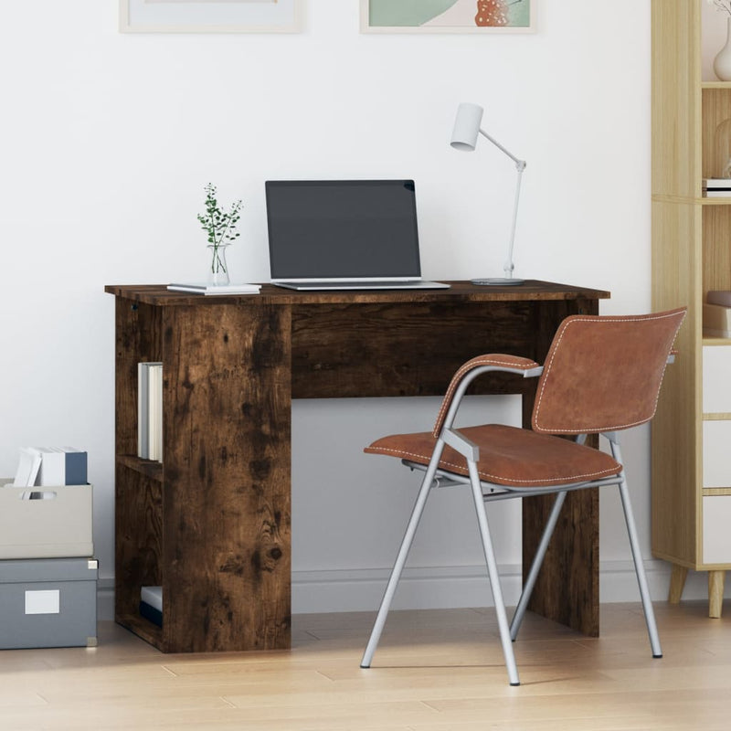 Bureau 100X55X75 Cm Bewerkt Hout Kleurig