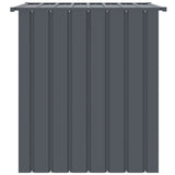 Hondenhok Met Dak 110X103X109 Cm Gegalvaniseerd Staal Zwart