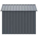 Hondenhok Met Dak 117X153X123 Cm Gegalvaniseerd Staal Antraciet