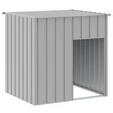 Hondenhok Met Dak 110X103X109 Cm Gegalvaniseerd Staal