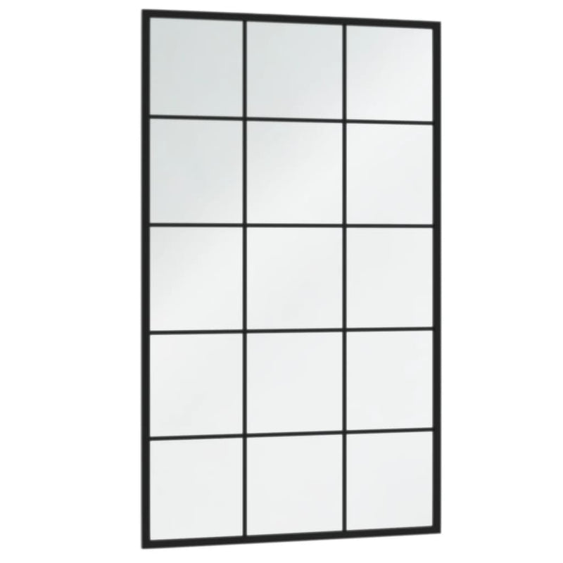 Wandspiegels 2 St 100X60 Cm Metaal Zwart