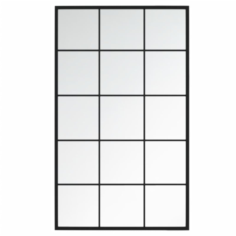 Wandspiegels 2 St 100X60 Cm Metaal Zwart