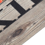 Keukenmat Wasbaar Cooking-Print Fluweel Grijs Hout