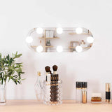Wandspiegel Met Led's Glas Wit