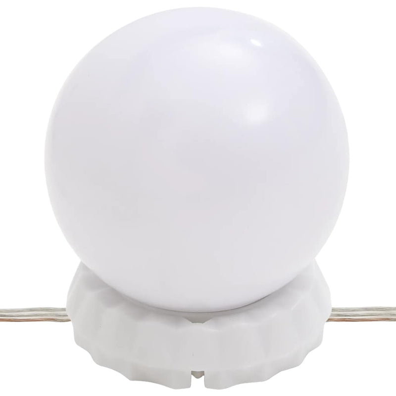 Wandspiegel Met Led's Glas Wit