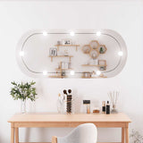 Wandspiegel Met Led's Glas Wit