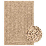 Vloerkleed Zizur Binnen En Buiten 160 Cm Jute Look Bruin