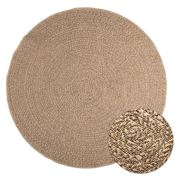 Vloerkleed Zizur Binnen En Buiten 160 Cm Jute Look Bruin