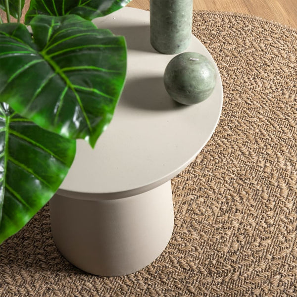 Vloerkleed Zizur Binnen En Buiten 160 Cm Jute Look Bruin
