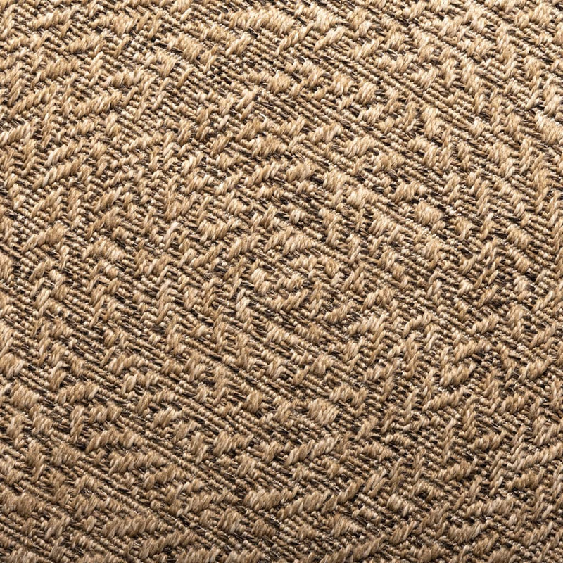 Vloerkleed Zizur Binnen En Buiten 160 Cm Jute Look Bruin