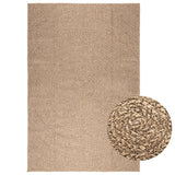 Vloerkleed Zizur Binnen En Buiten 160 Cm Jute Look Bruin