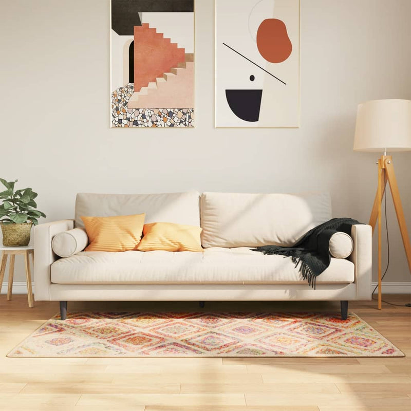 Vloerkleed Wasbaar Anti-Slip Meerkleurig Multikleur
