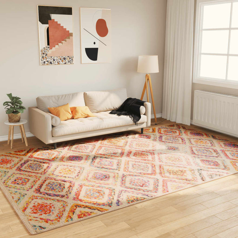 Vloerkleed Wasbaar Anti-Slip Meerkleurig Multikleur