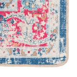Vloerkleed Wasbaar Anti-Slip Meerkleurig Blauw En Roze