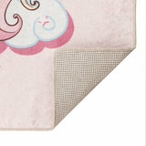 Kindervloerkleed Eenhoorn Wasbaar Antislip 160X230 Cm Groen