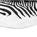 Vloerkleed Zebrapatroon Wasbaar Anti-Slip 120X170 Cm