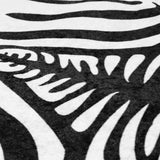 Vloerkleed Zebrapatroon Wasbaar Anti-Slip 120X170 Cm