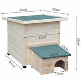 @Pet Egelhuis Xl 53X65X52Cm Hout Wit