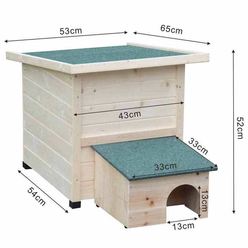 @Pet Egelhuis Xl 53X65X52Cm Hout Wit