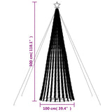Led-Kerstboom 688 Leds Koud Wit Koudwit