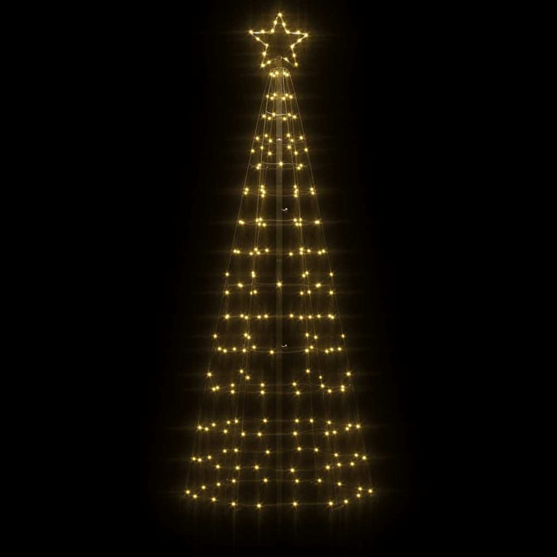 Led-Kerstboom Met Spikes 220 Led's Warm Wit Warmwit