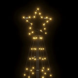 Led-Kerstboom Met Spikes 220 Led's Warm Wit Warmwit
