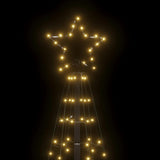 Led-Kerstboom Met Spikes 220 Led's Warm Wit Warmwit