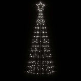 Led-Kerstboom Met Spikes 220 Led's Koud Wit Koudwit
