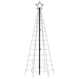 Led-Kerstboom Met Spikes 220 Led's Koud Wit Koudwit