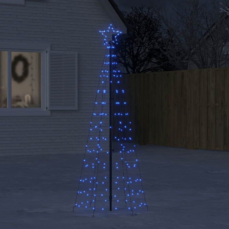 Led-Kerstboom Met Spikes 570 Leds Blauw