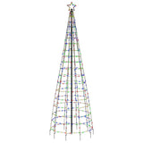 Led-Kerstboom Met Spikes 570 Leds Kleurrijk Multikleur