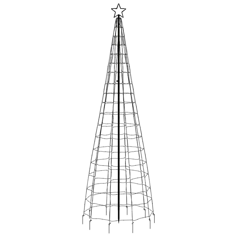 Led-Kerstboom Met Spikes 570 Leds Kleurrijk Multikleur