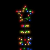 Led-Kerstboom Met Spikes 570 Leds Kleurrijk Multikleur