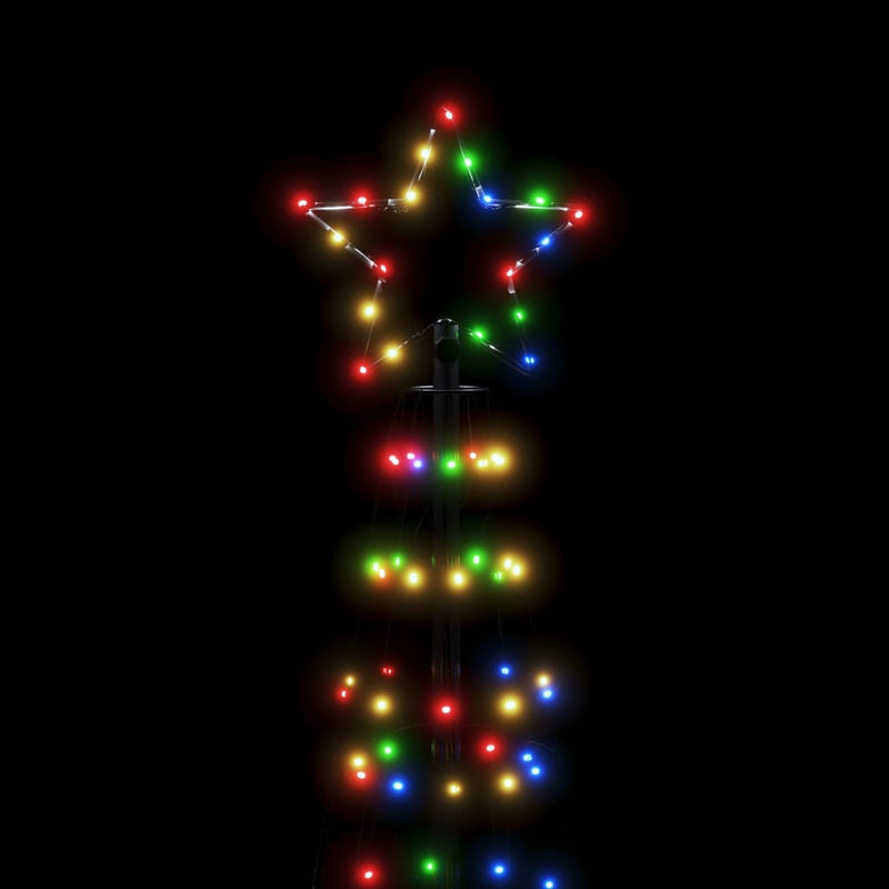 Led-Kerstboom Met Spikes 570 Leds Kleurrijk Multikleur