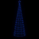 Led-Kerstboom Met Spikes 570 Leds Blauw
