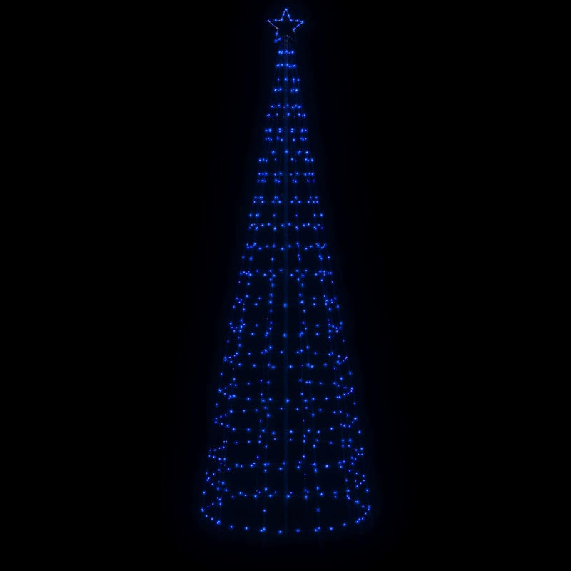 Led-Kerstboom Met Spikes 570 Leds Blauw