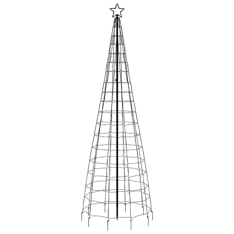 Led-Kerstboom Met Spikes 570 Leds Blauw