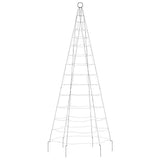 Led-Kerstboom Op Vlaggenmast 200 Leds Kleurrijk Multikleur