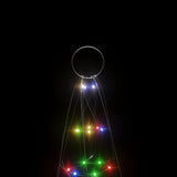 Led-Kerstboom Op Vlaggenmast 200 Leds Kleurrijk Multikleur